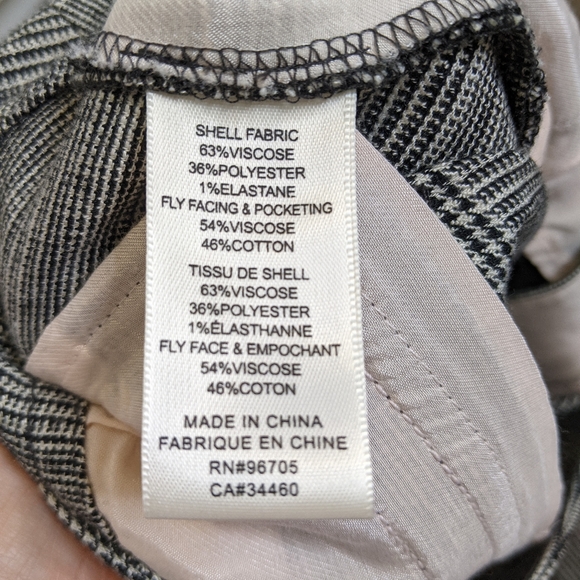 Rebecca Taylor high rise houndstooth academia preppy pants - Picture 2 of 8